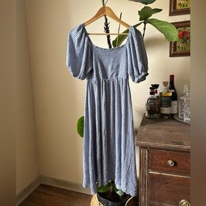 Carly Jean Los Angeles blue floral dress